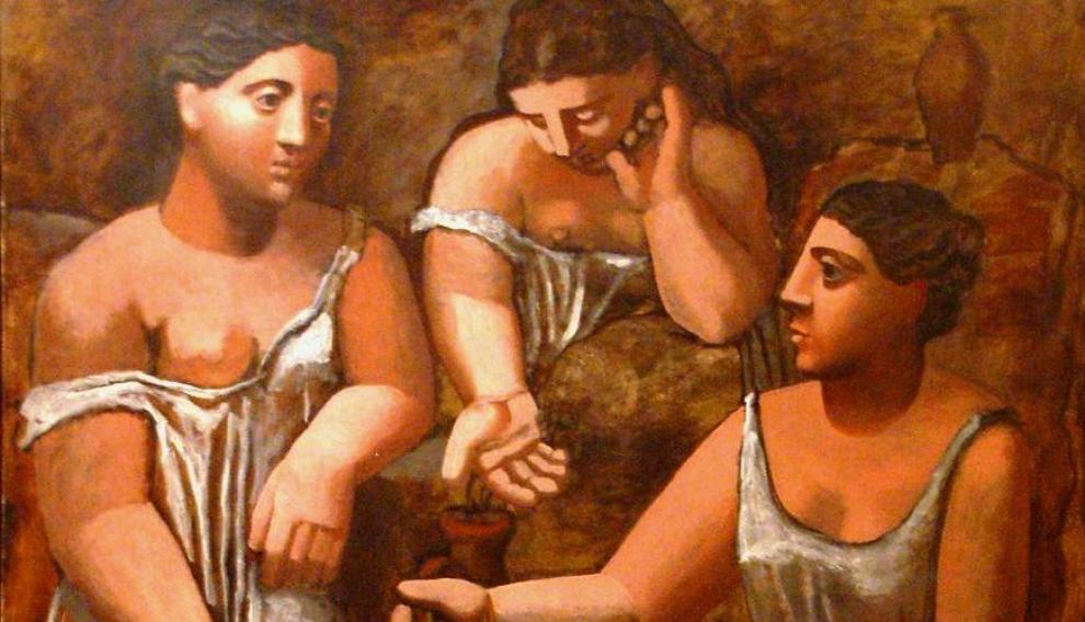 'Las mujeres en la fuente', Pablo Picasso, 1921.