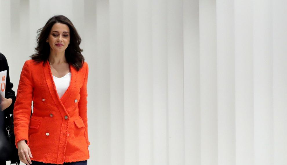 La candidata al Congreso por Barcelona, Inés Arrimadas,