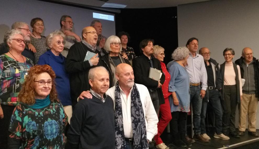 Cuarenta y cinco años después, casi todos los cantautores y músicos que participaron en el Encuentro se reunieron en el Teatro Principal para presentar el disco-libro conmemorativo editado por Prames.