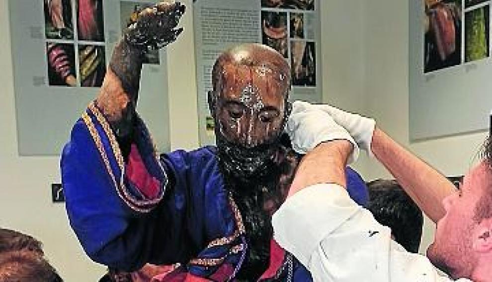 El Nazareno de Tauste en la facultad de Sevilla.