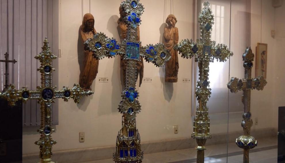 Algunos de los fondos del Museo de Arte Sacro de Teruel