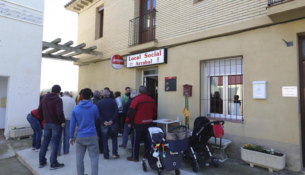 Inauguración del local social de Huerto.