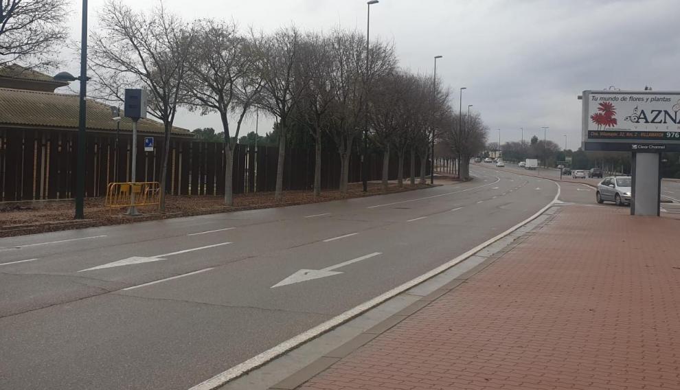 Radar instalado en la avenida Gómez Laguna, frente a La Floresta en Zaragoza