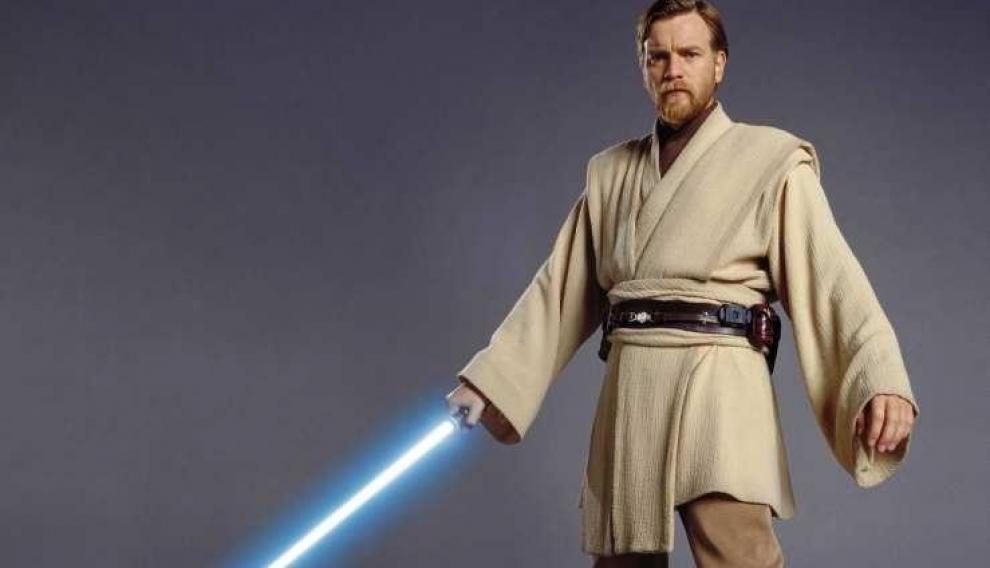 Ewan Mcgregor como Obi wan Kenobi.