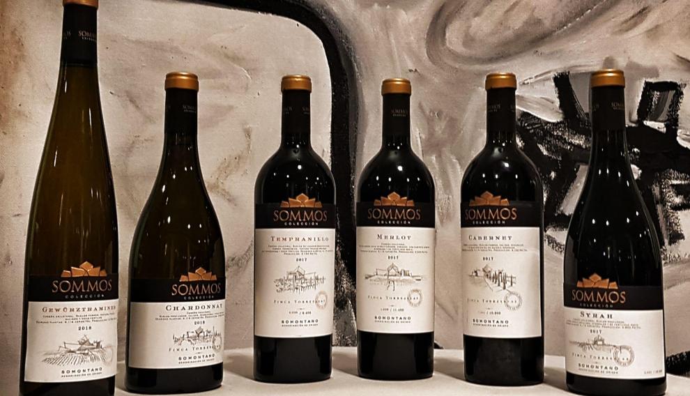Los seis vinos que componen la línea Sommos Colección.