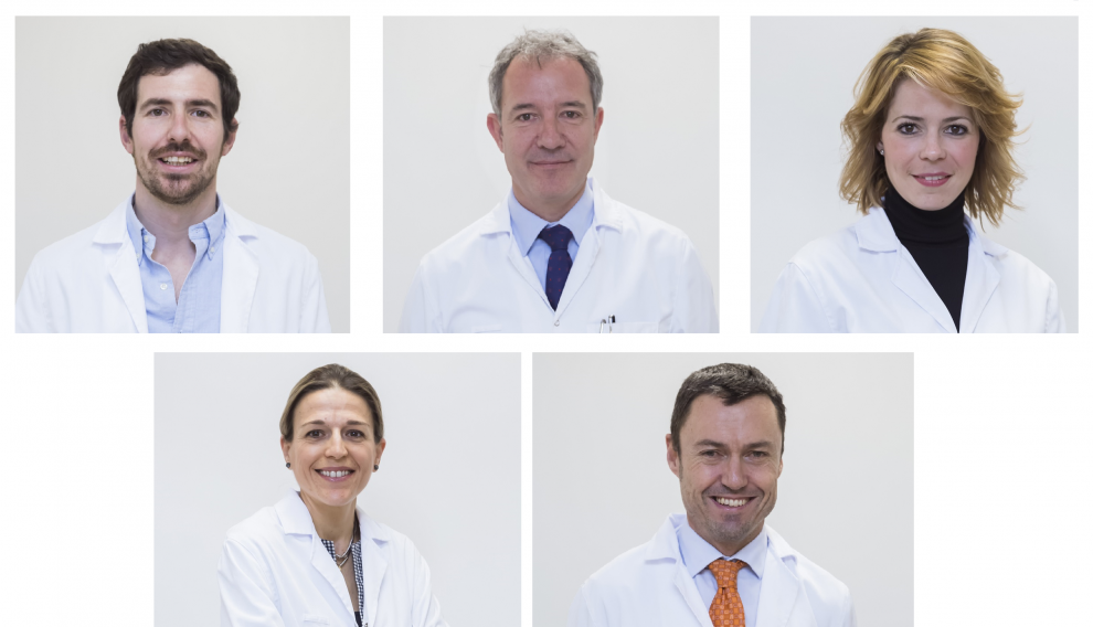 Miembros del equipo de Ginecología y Obstetricia de Quirónsalud Zaragoza.