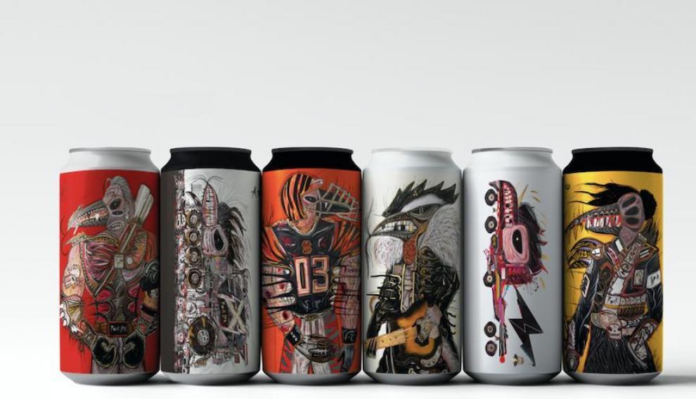 Colección de cervezas en lata lanzada recientemente por Golden Promise