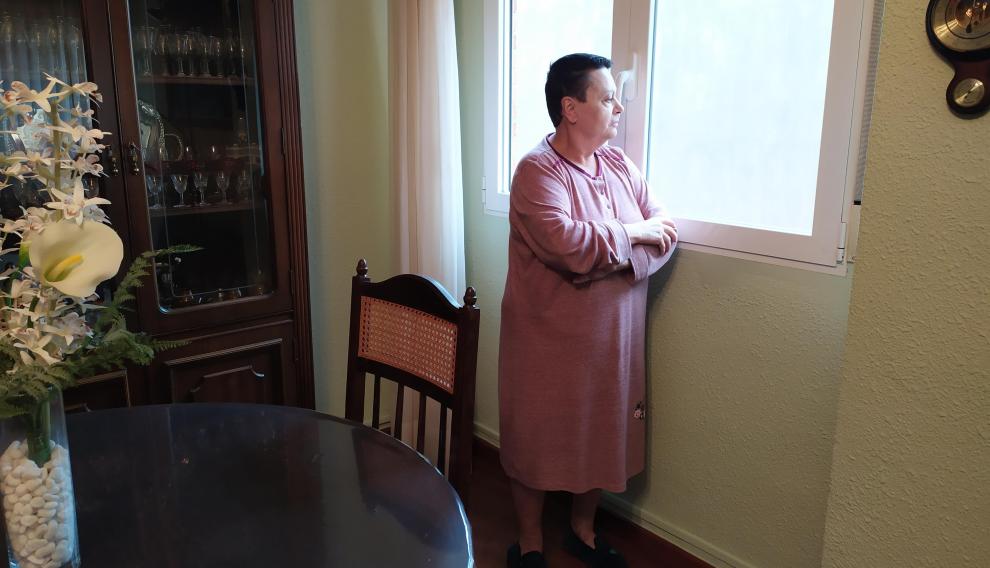 María José López, vecina del edificio, recuerda esa noche del incendio de la Flying.