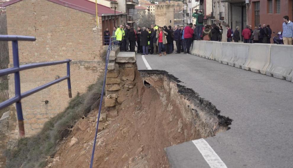 Visita de la ministra de ordenación del territorio a Alcañiz y Monroyo.