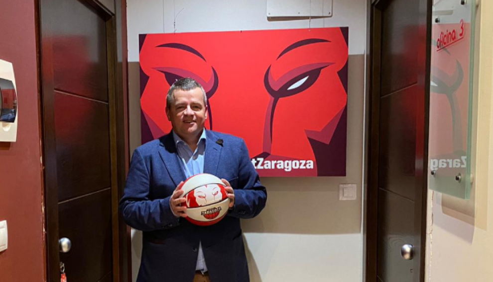 Javier Gastón, responsable de márquetin de Basket Zaragoza.