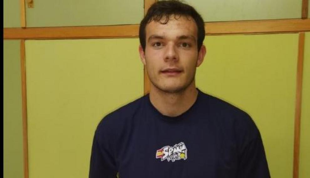 Pablo Martínez, en la Concentración Permanente de Palencia con la selección sub-20
