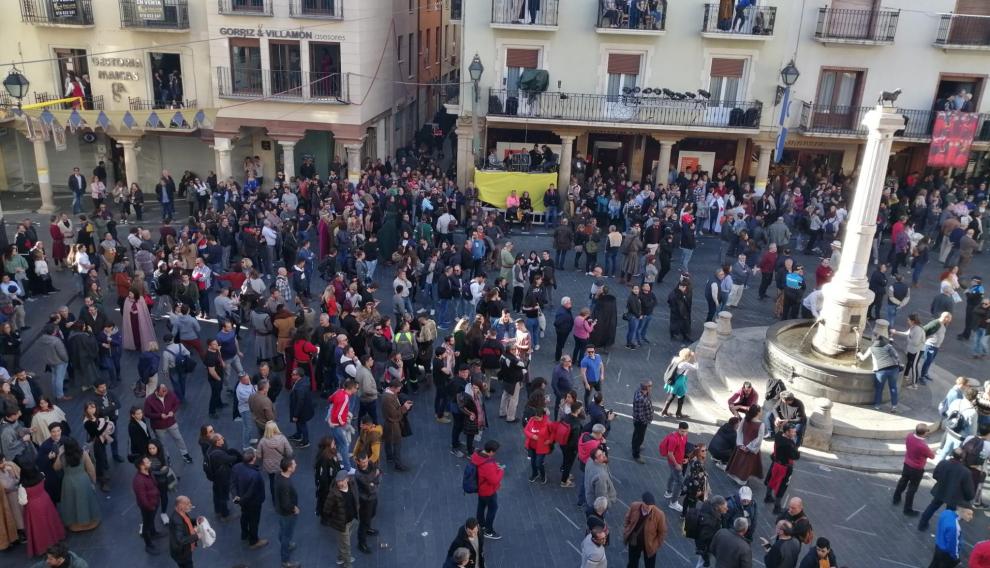 Ambiente que se respira en la plaza del Torico