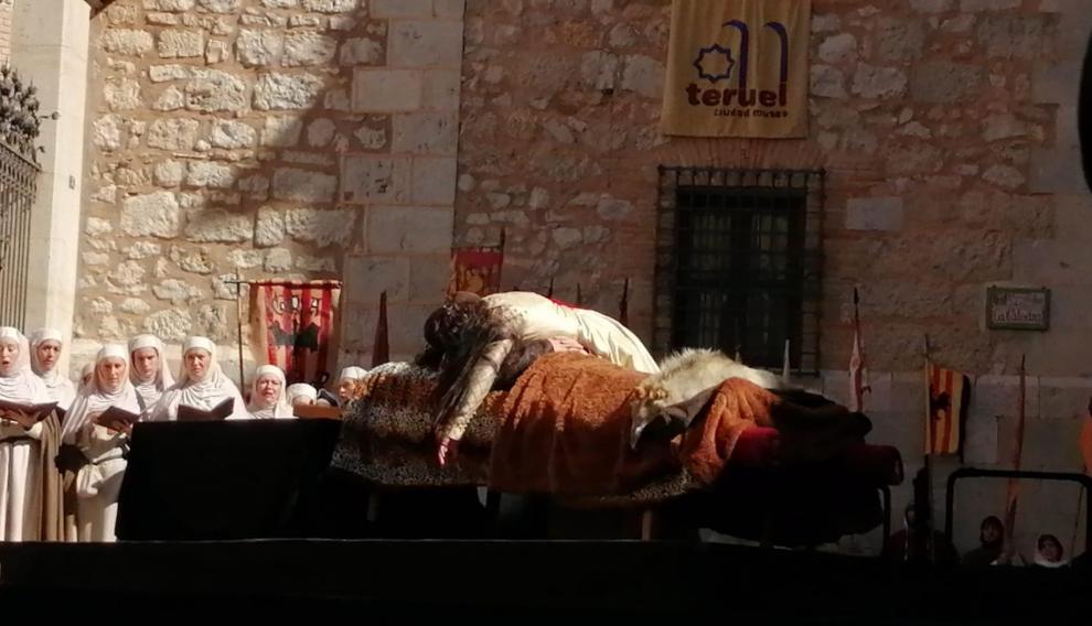 Muerte de Isabel sobre el lecho de Diego