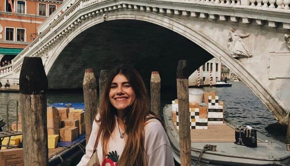 Belén, estudiante Erasmus en Venecia.