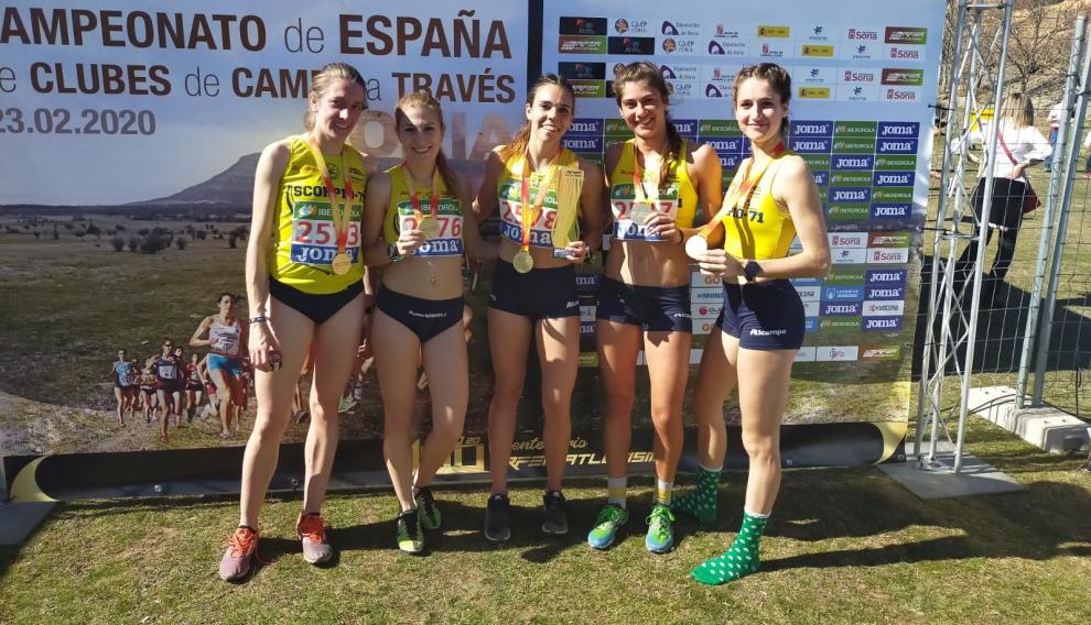 El equipo sub-23 del Alcampo Scorpio, oro en el Nacional de clubes en Soria