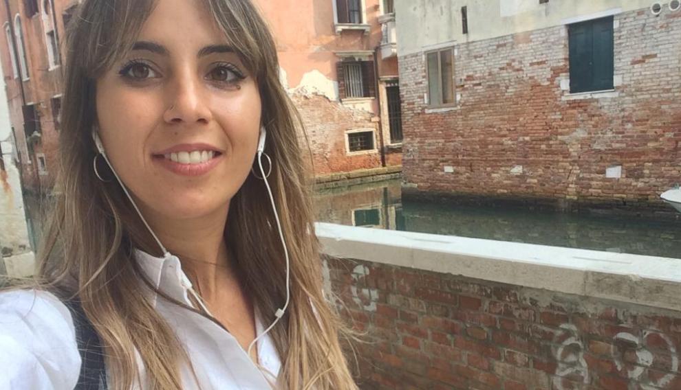Paula Marqués, turolense en Venecia.