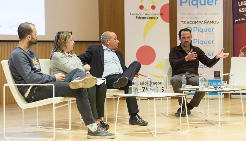 De izquierda a derecha, Peter Lozano,María Antonia Morcillo, Miguel Ángel Heredia y Juan Antonio Rodríguez