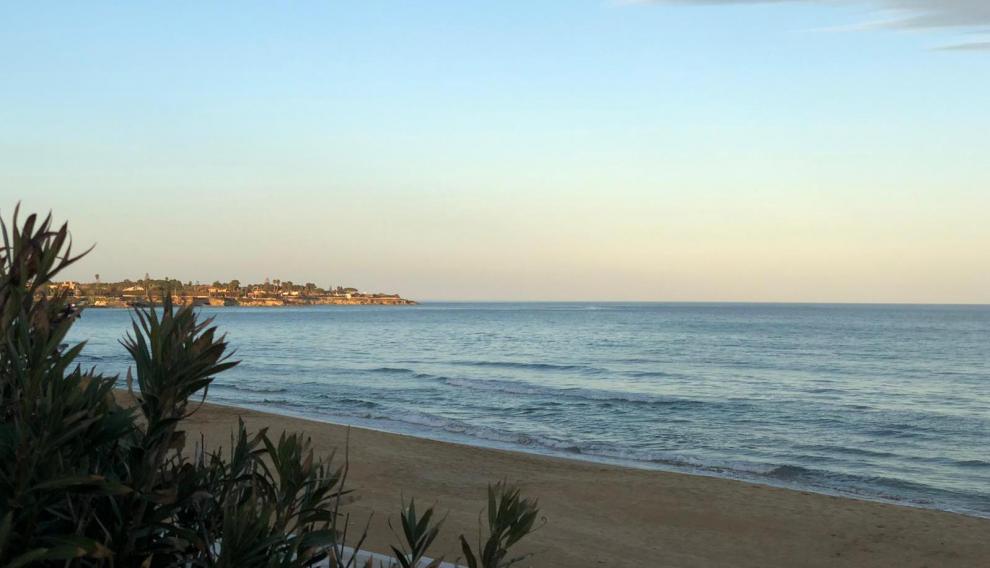Una imagen facilitada por la pareja atrapada en Sicilia, que prefiere mantener su anonimato.