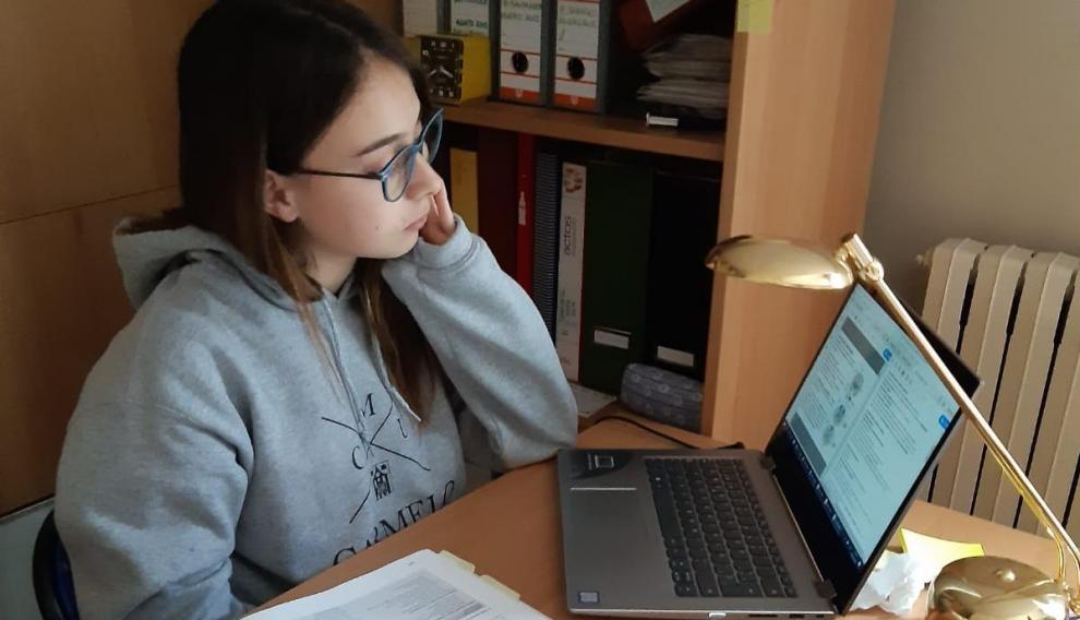 Auda Lera, estudiante universitaria de Jaca