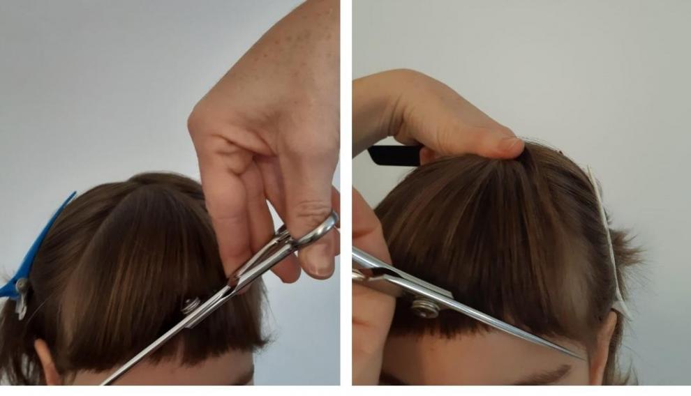 Corte de flequillo gradual por los laterales.