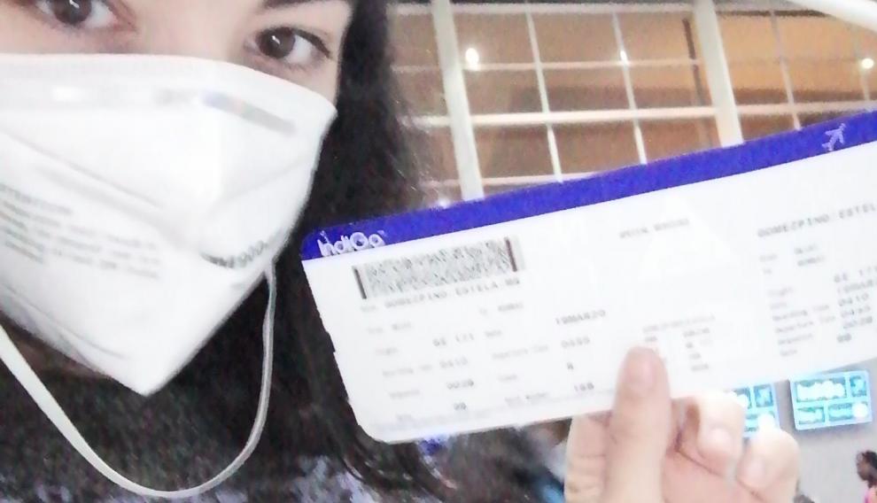 Desde la India, Stella Gómez, ya de vuelta, manda un mensaje de esperanza para quienes siguen atrapados en el continente asiático.