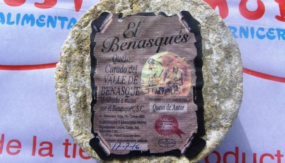 Queso de vaca El Benasqués.
