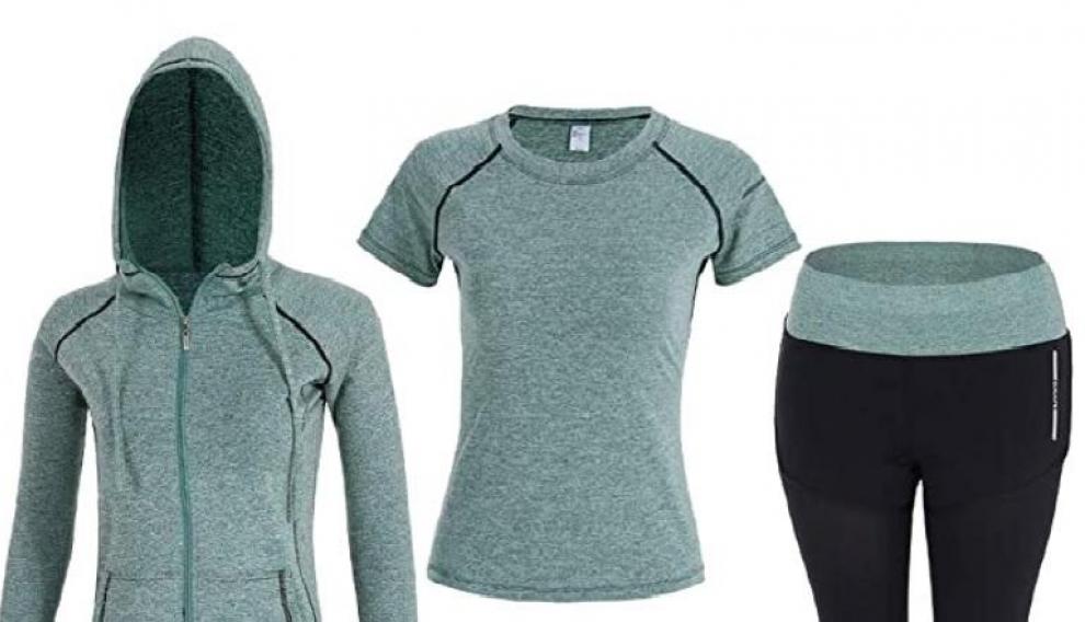Conjunto de ropa para entrenar.