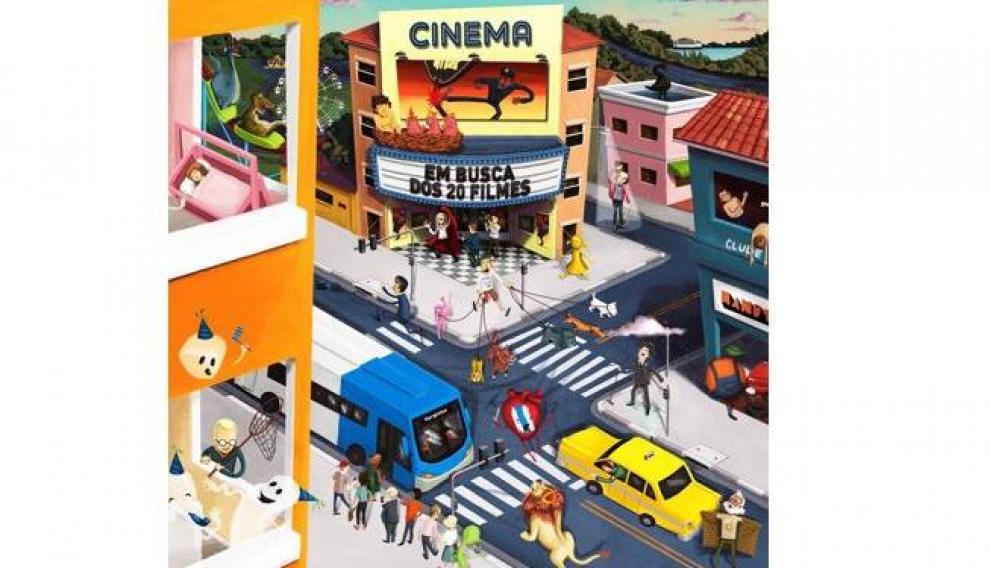 Imagen completa del reto de cine.
