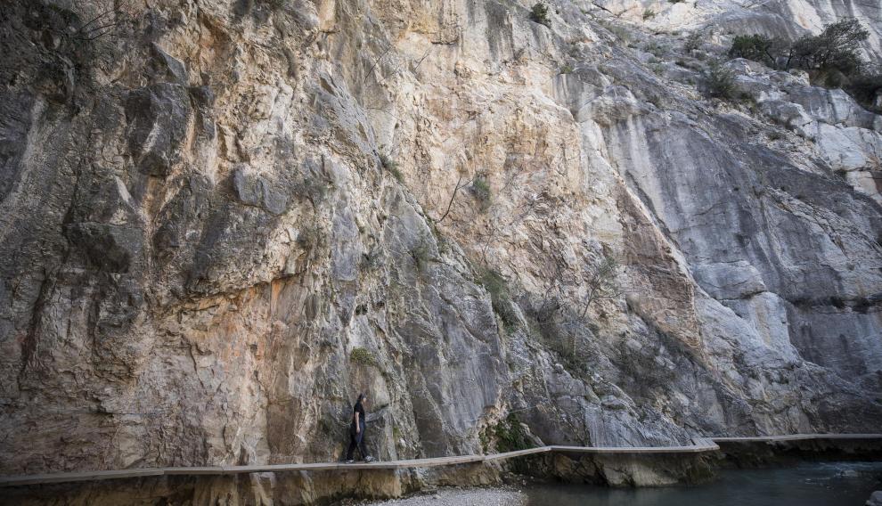 Impresionante tramo de las Pasarelas de Valloré