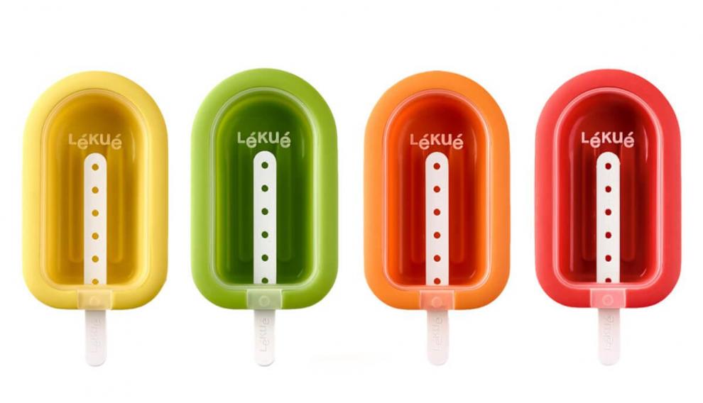 Con estos moldes de Lékué preparar polos caseros es mucho más sencillo.