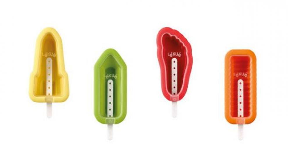 Estos moldes recuerdan a los helados clásicos más icónicos.