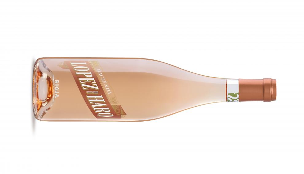 Botella de López de Haro Rosé 2019.