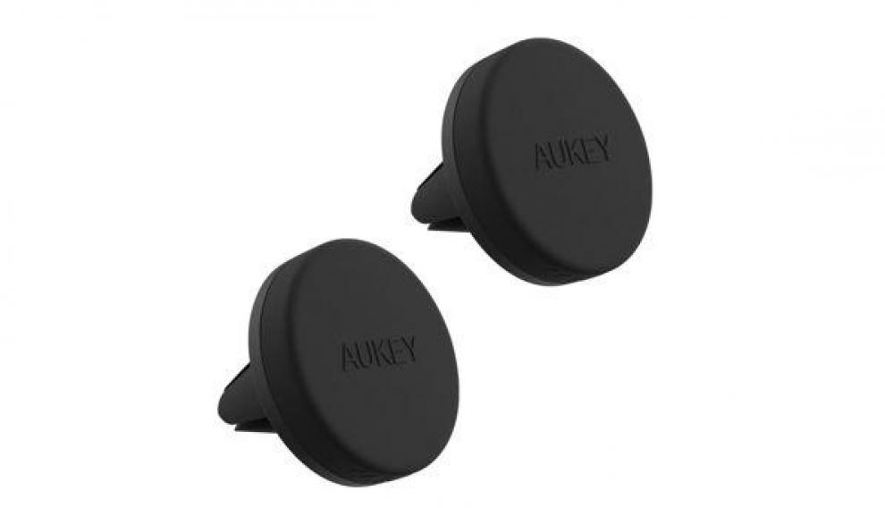 Soporte para el móvil magnético de Aukey.