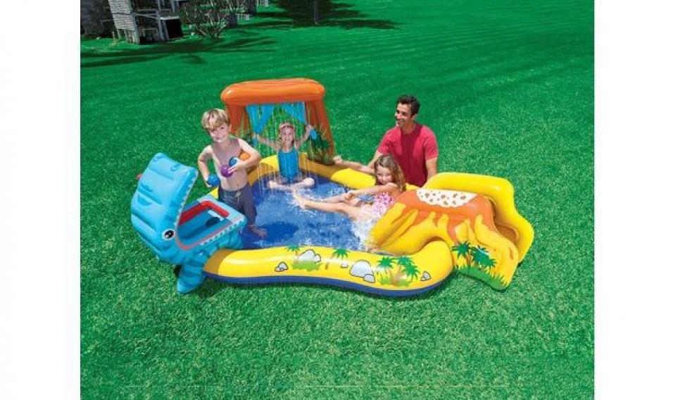 Centro juegos hinchable Dinosaurio.