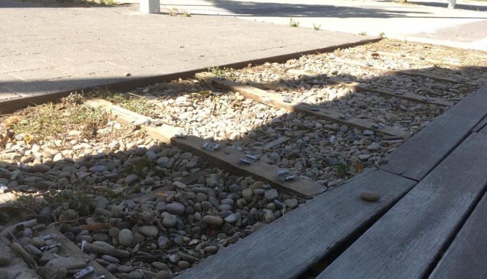 El corredor verde, a su paso por el barrio Oliver.