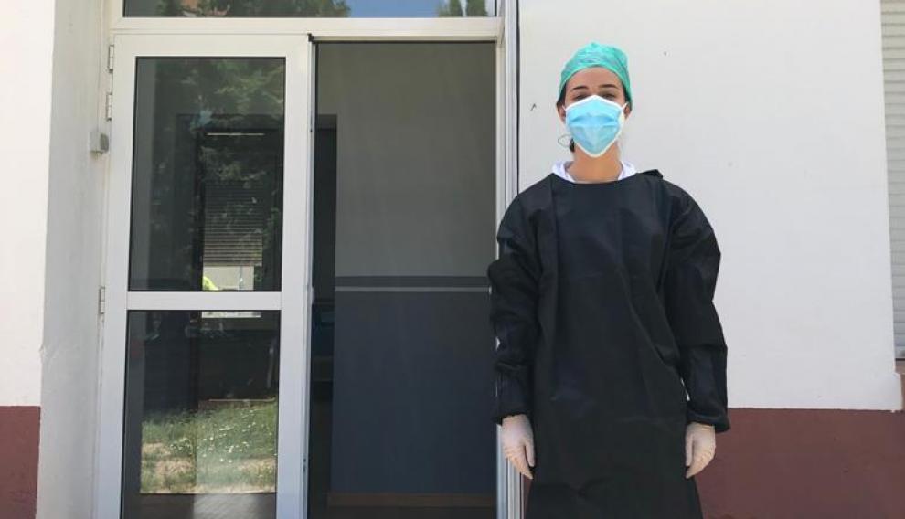María Júdez, rastreadora del centro de salud de La Almunia de Doña Godina.