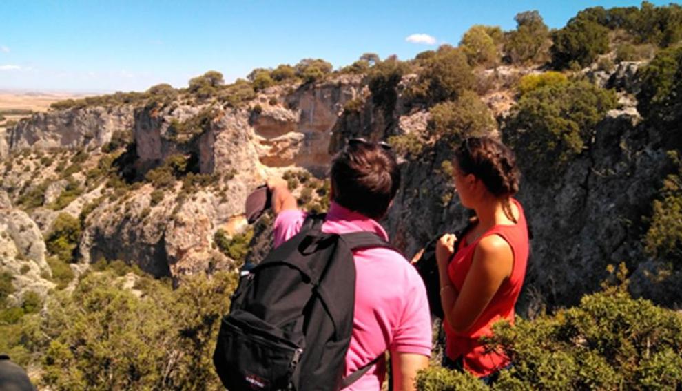 Vistas de las hoces de la Sierra Gorda. Fuendeverde