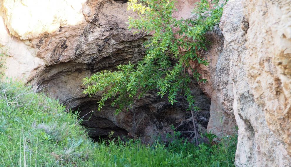 La arena de esta pequeña mina de Aladrén se depositó hace 480 millones de años, en una antigua playa.