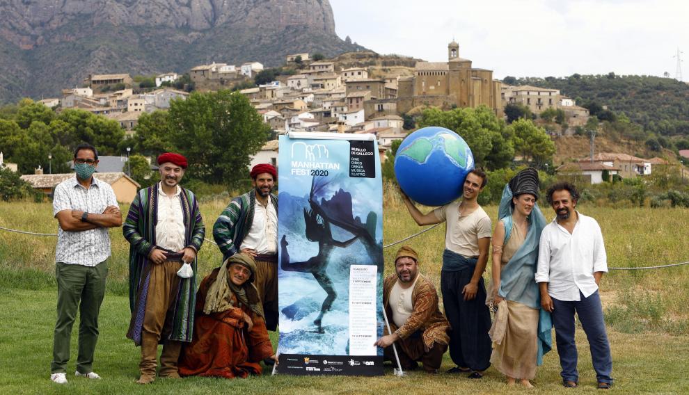 Presentación del Festival Manhattan en los Mayos de Riglos.