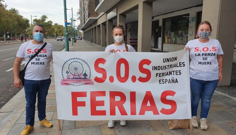 Federico Gaitán, María del Mar Contreras y Lucía Gaitán, llegados desde Jaén.