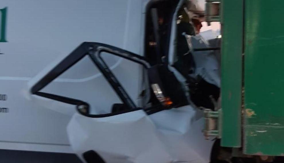 Imagen del accidente.