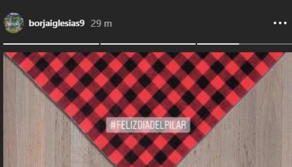 Imagen compartida por Borja Iglesias a través de Instagram.