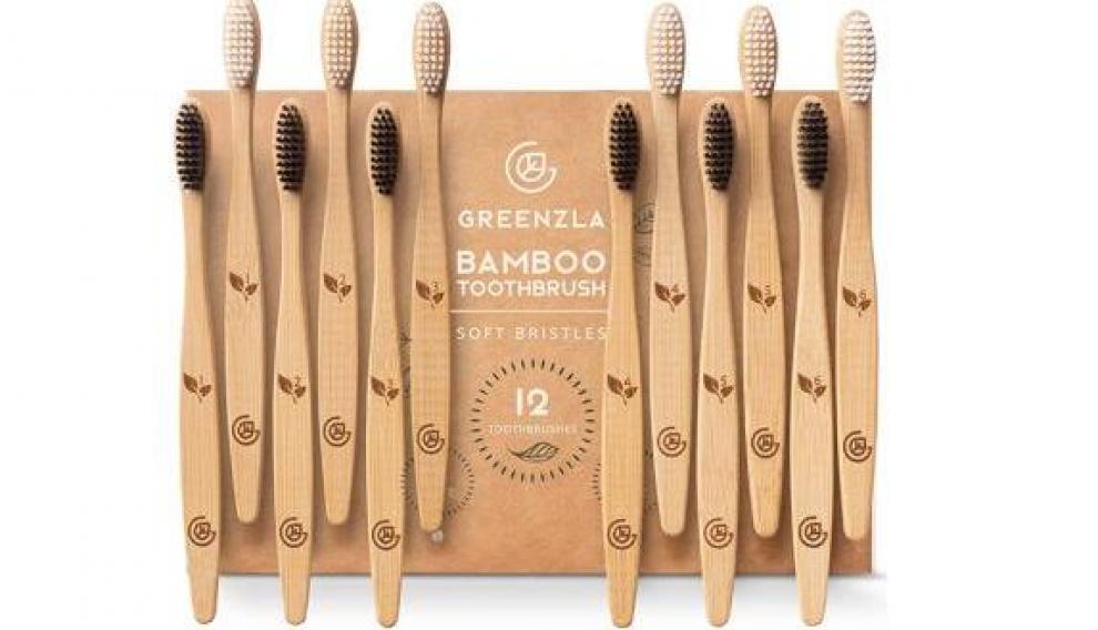 Cepillos de dientes de bambú Greenzla
