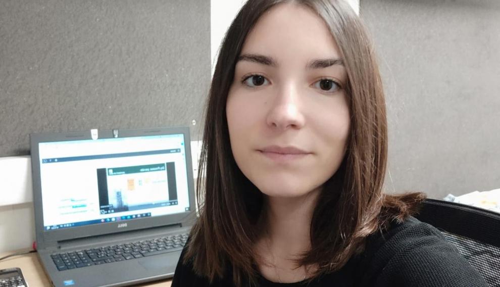Paula Lasala, erasmus zaragozana en Leeds (Reino Unido).