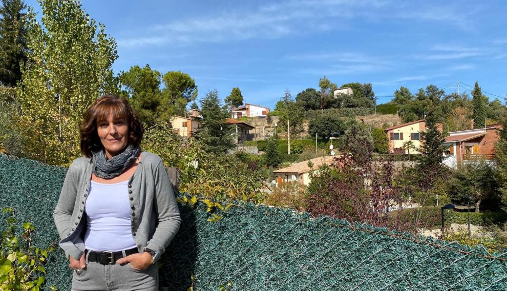 Maite Bardají, alcaldesa de La Puebla de Castro, reside en la urbanización Lago de Barasona.