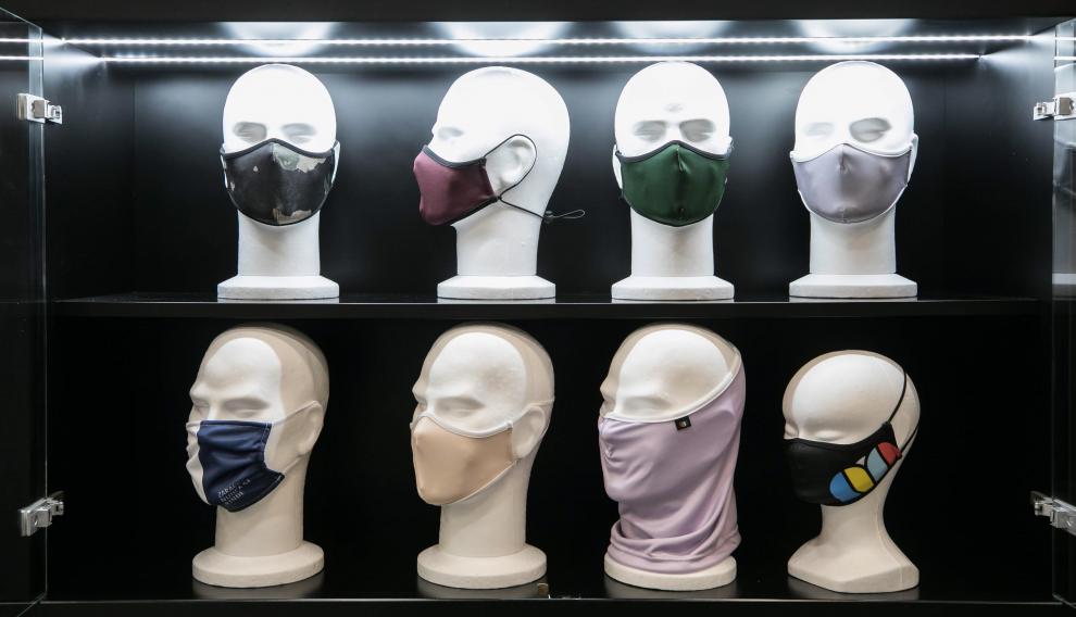 Algunos de los diseños de máscaras faciales que se pueden encontrar en el establecimiento 'Mascarillasúnicas'.