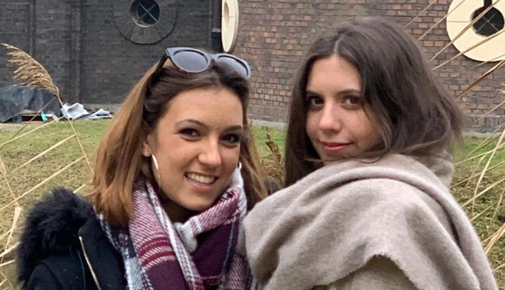 Itziar Gutiérrez y Pilar Jiménez en Poznan, Polonia.