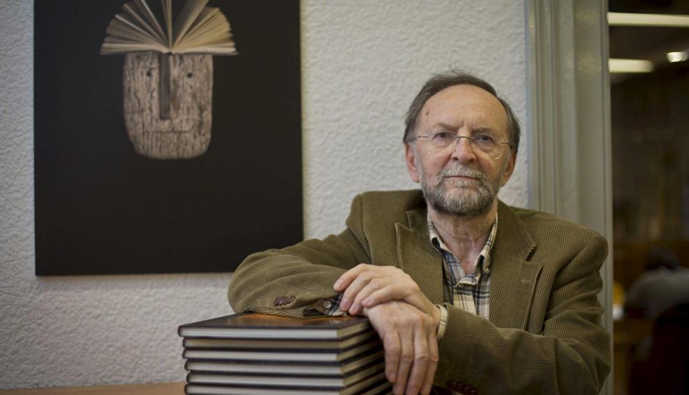 José Verón Gormaz, que fue premio de Letras Aragonesas en 2014.