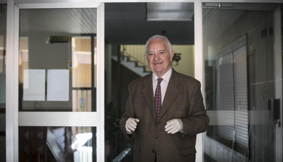 El presidente del Consejo Aragonés de Personas Mayores, Francisco Javier Iriarte.