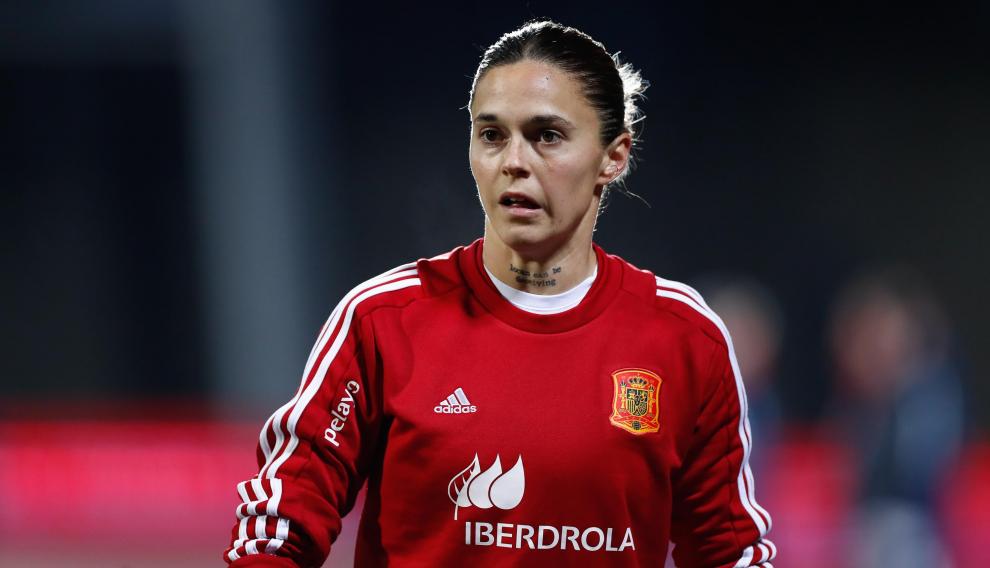 La jugadora de fútbol aragonesa Mapi León, en una imagen de archivo.